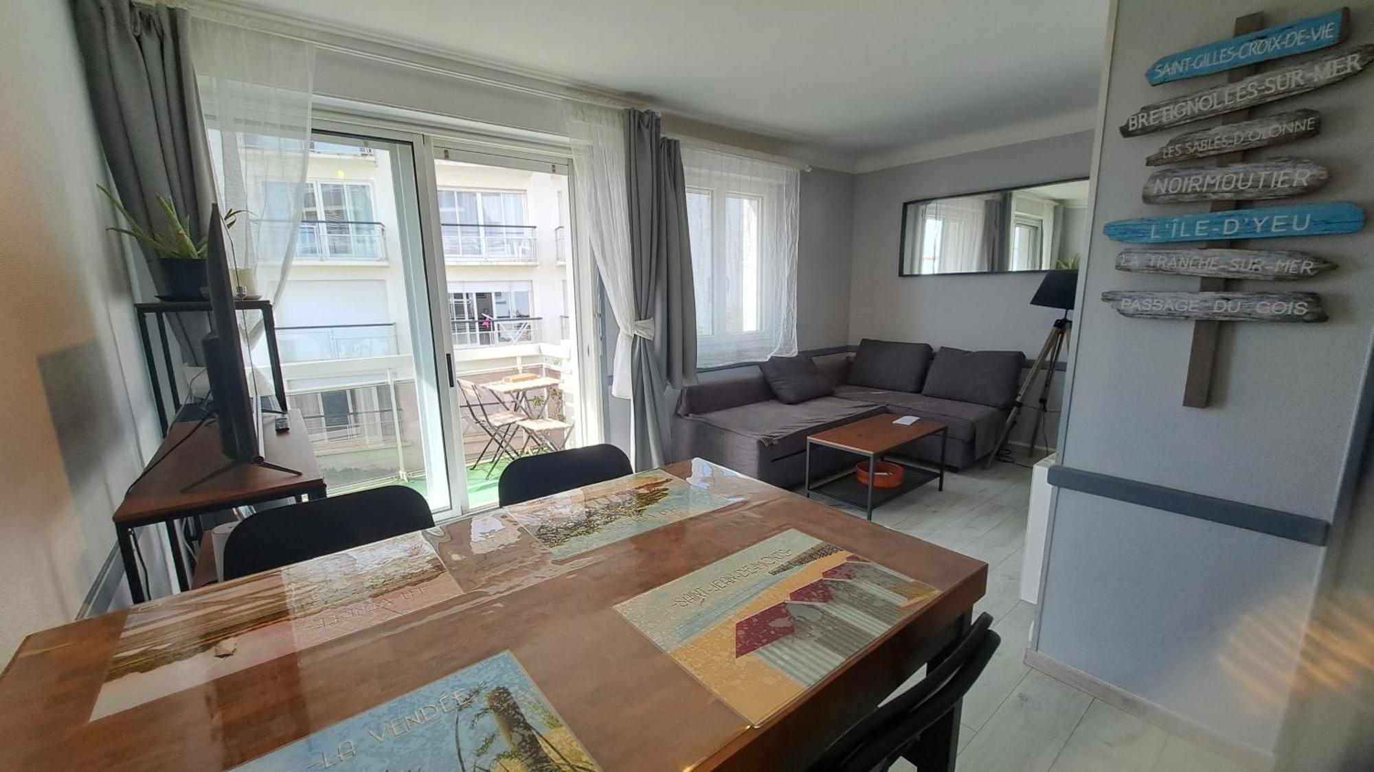 Couchant Radieux Appartement 2 Pieces 4 Personnes Vue Mer Σαιν-Ζαν-ντε-Μον Εξωτερικό φωτογραφία